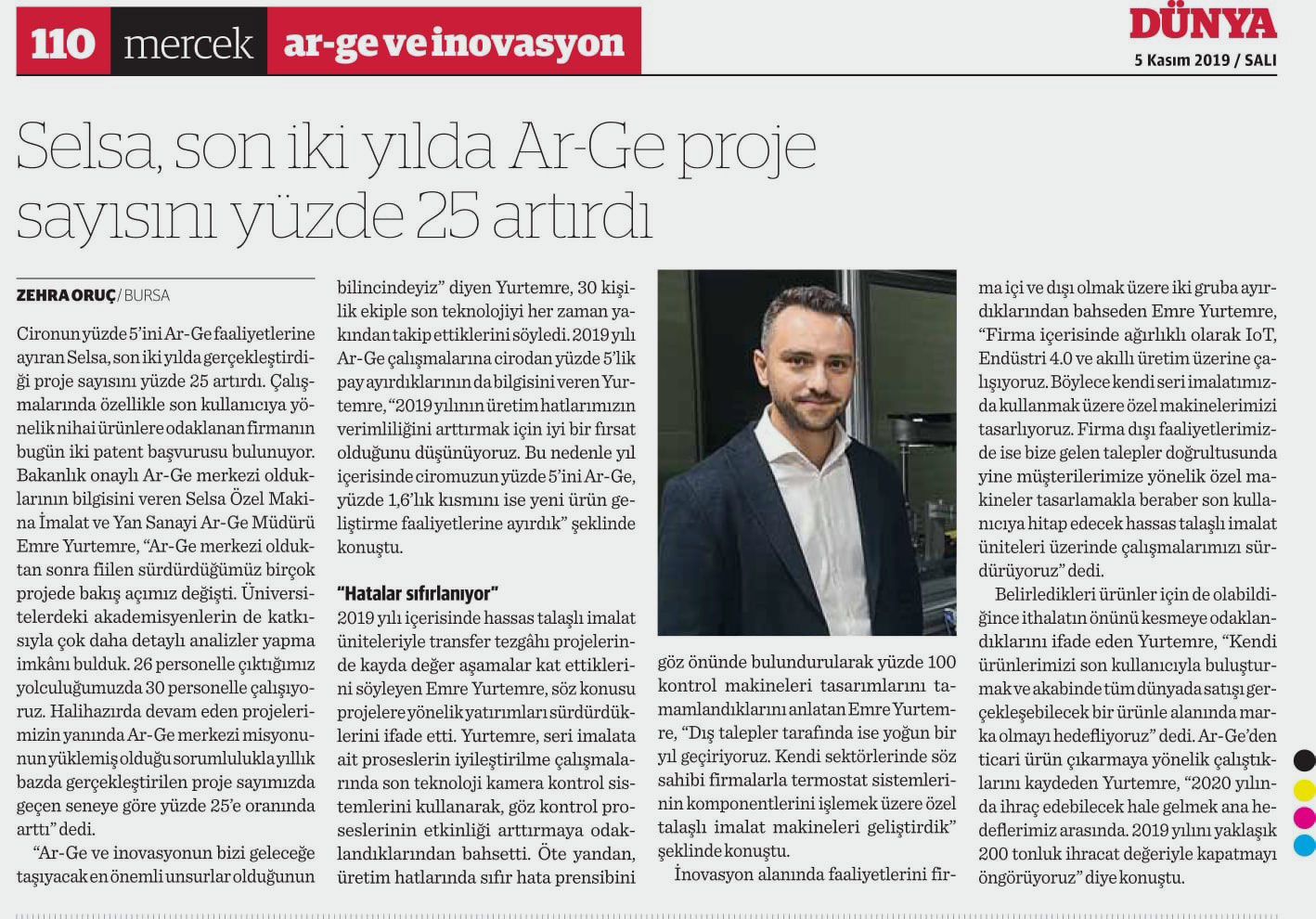 DÜNYA JOURNAL INTERVIEW